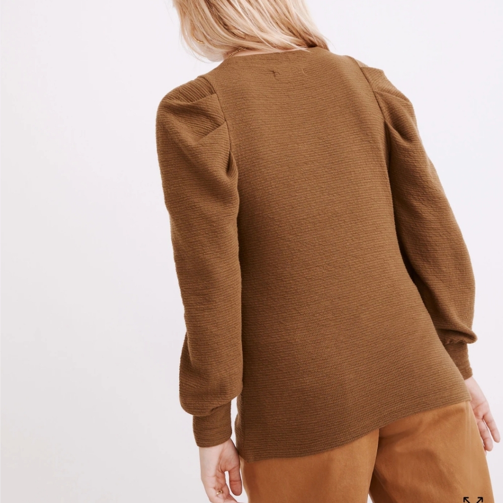 NWT Madewell Pleated Top - Picture 3 of 10